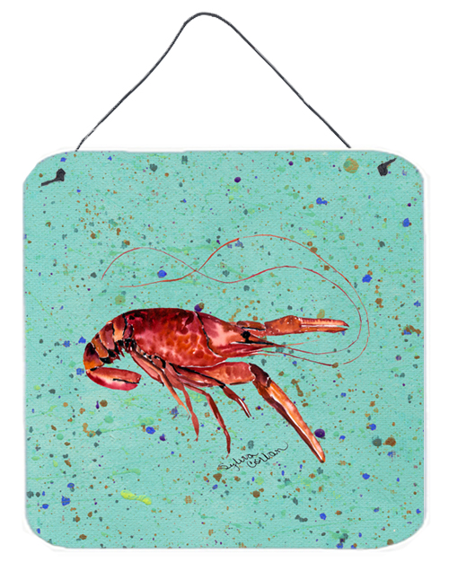8461DS66 Crawfish Aluminium Metal Wall or Door Hanging Prints