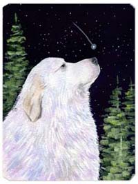 SS8470MP Starry Night Great Pyrenees Mouse Pad