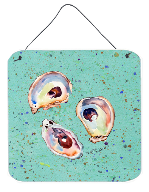 Oyster Aluminium Metal Wall or Door Hanging Prints