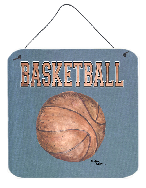 Basketball Aluminium Metal Wall or Door Hanging Prints