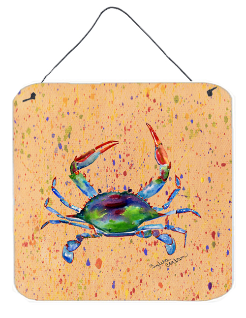 Crab Aluminium Metal Wall or Door Hanging Prints