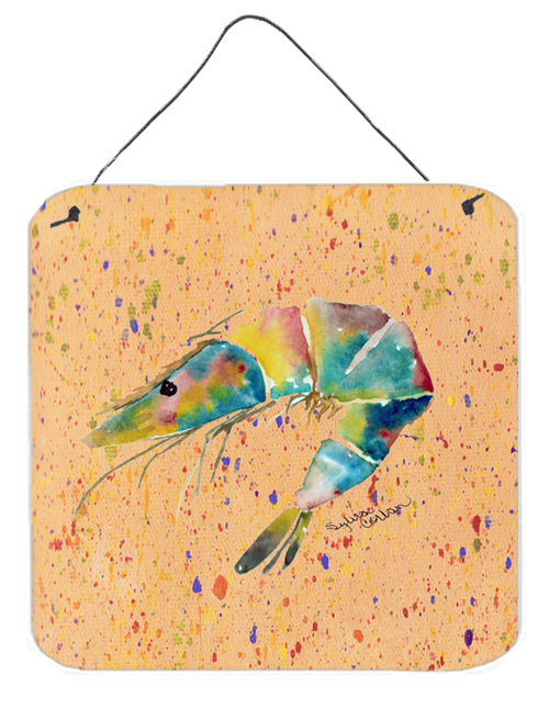Shrimp Aluminium Metal Wall or Door Hanging Prints