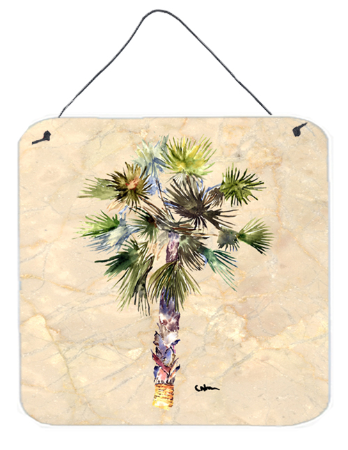 Tree - Palm Tree Aluminium Metal Wall or Door Hanging Prints
