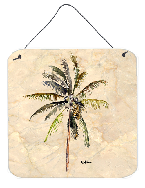 Tree - Palm Tree Aluminium Metal Wall or Door Hanging Prints