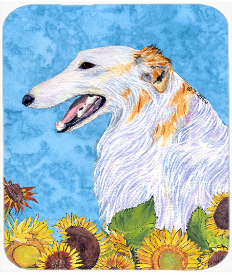 Borzoi Mouse Pad, Hot Pad or Trivet