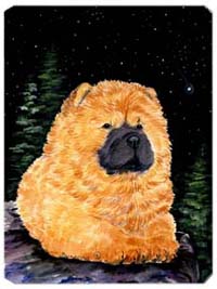 SS8489MP Starry Night Chow Chow Mouse Pad