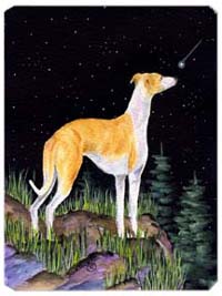 SS8492MP Starry Night Whippet Mouse Pad