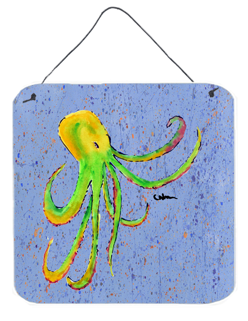 Octopus Aluminium Metal Wall or Door Hanging Prints