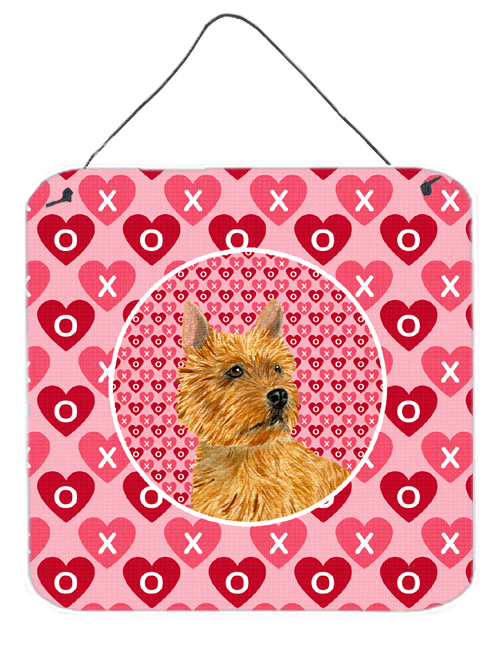 Norwich Terrier Aluminium Metal Wall or Door Hanging Prints