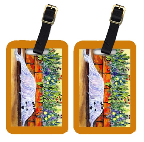 Pair Of 2 Maltese Luggage Tags