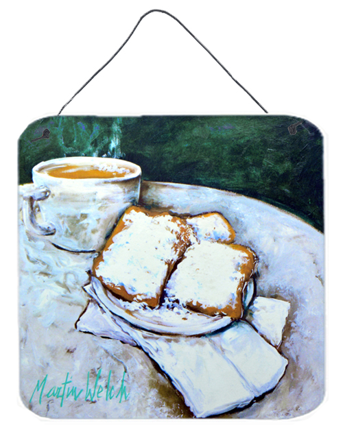 MW1008DS66 Food Beignet Time Aluminium Metal Wall or Door Hanging Prints