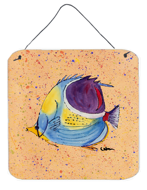 Tropical Fish Aluminium Metal Wall or Door Hanging Prints