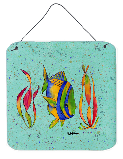 Tropical Fish Aluminium Metal Wall or Door Hanging Prints