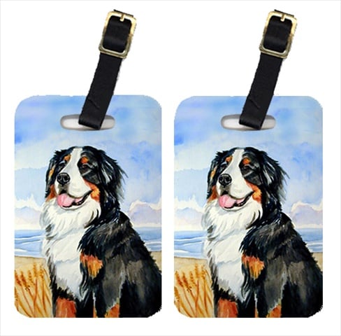 Picture of Carolines Treasures 7012BT Bernese Mountain Dog Luggage Tags Pair Of 2