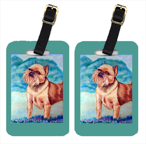 Picture of Carolines Treasures 7016BT Pair Of 2 Brussels Griffon Luggage Tags