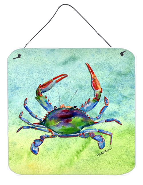 Crab Aluminium Metal Wall Or Door Hanging Prints