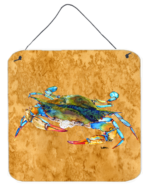 Crab Aluminium Metal Wall Or Door Hanging Prints