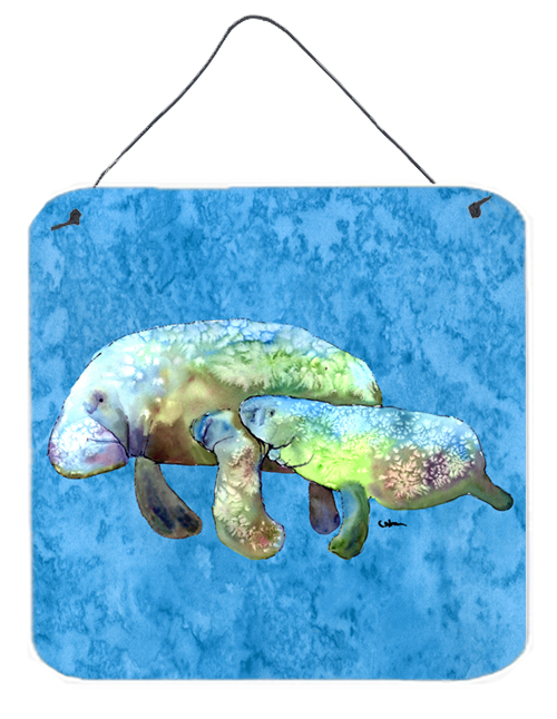 Manatee Aluminium Metal Wall Or Door Hanging Prints