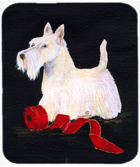 Scottish Terrier Mouse Pad, Hot Pad Or Trivet