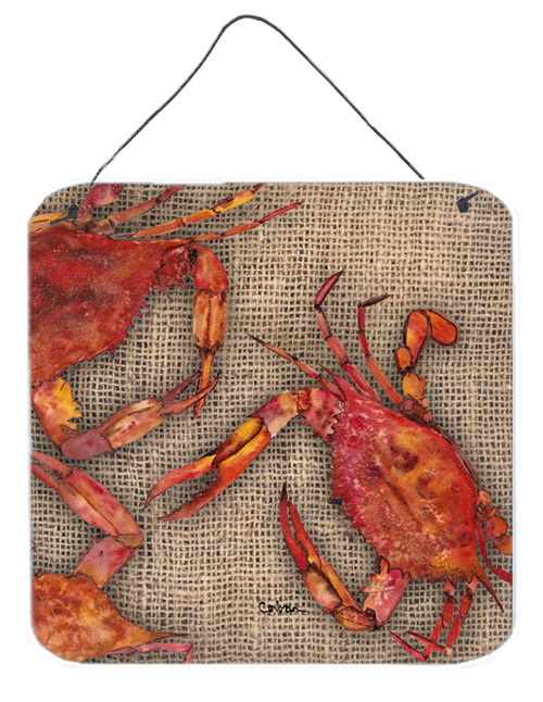 Crab Aluminium Metal Wall Or Door Hanging Prints