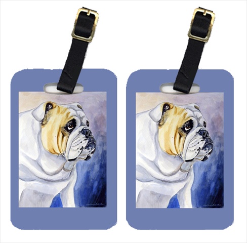 Picture of Carolines Treasures 7028BT English Bulldog Luggage Tags&#44; Pack - 2