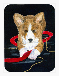 SS8570MP Corgi Mouse Pad & Hot Pad Or Trivet