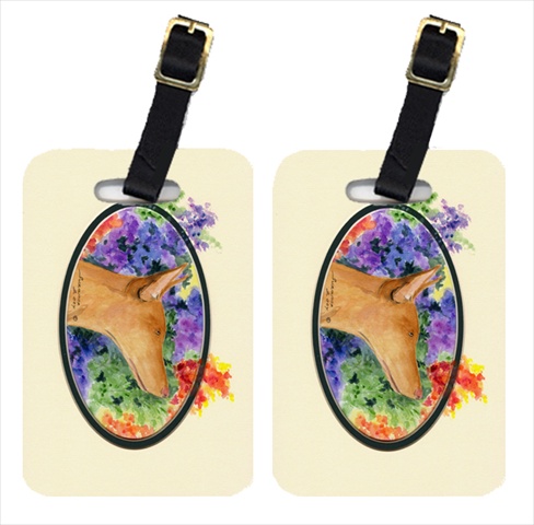 Pharaoh Hound Luggage Tags - Pack - 2