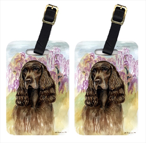 Picture of Carolines Treasures 7033BT Field Spaniel Luggage Tags- Pack - 2