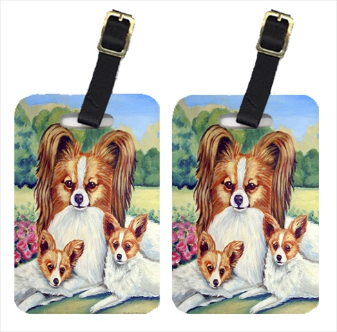 7042BT Papillon Mommas Love Luggage Tags- Pack - 2