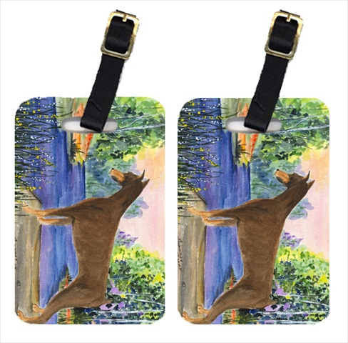 SS8066BT Doberman Luggage Tags- Pack - 2