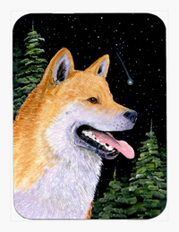 Shiba Inu Mouse Pad & Hot Pad Or Trivet