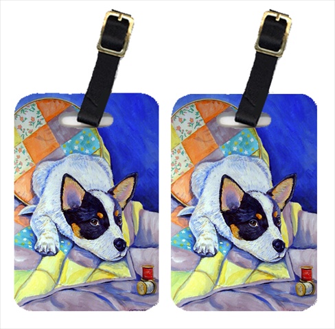 Australian Cattle Dog Sew Perfect Luggage Tags- Pack - 2