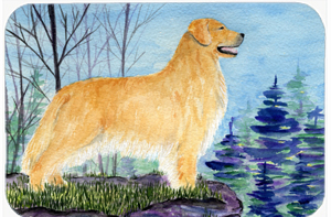 Golden Retriever Mouse Pad & Hot Pad Or Trivet