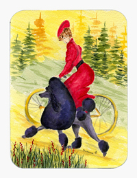 Poodle Mouse Pad & Hot Pad Or Trivet