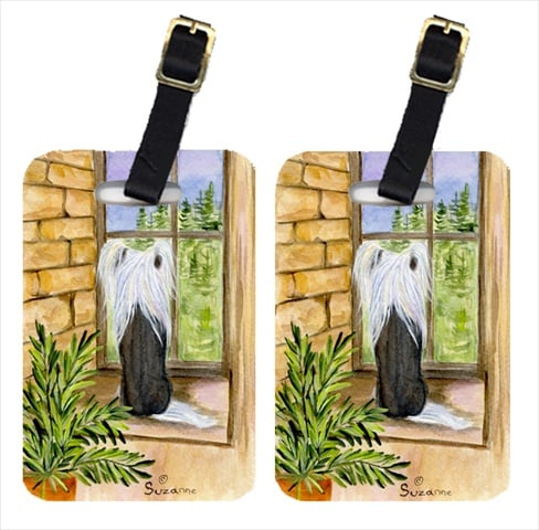 Chinese Crested Luggage Tags- Pack - 2