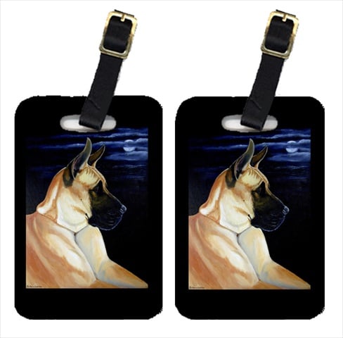 Moonlight Fawn Great Dane Luggage Tags