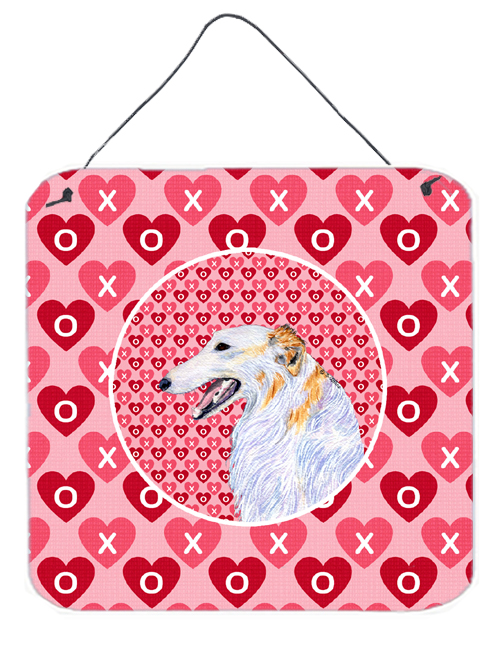 Borzoi Aluminium Metal Wall Or Door Hanging Prints