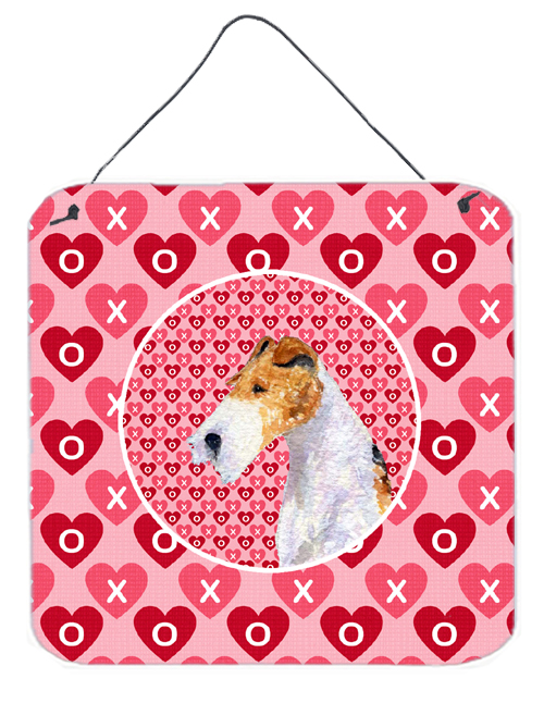 Fox Terrier Aluminium Metal Wall Or Door Hanging Prints