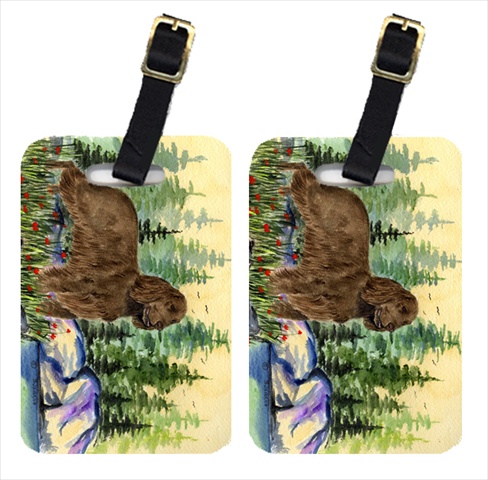 SS8131BT Field Spaniel Luggage Tags- Pack - 2