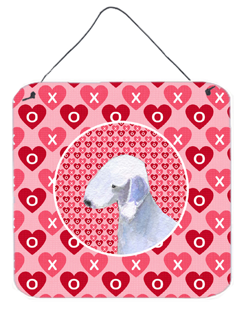 Bedlington Terrier Aluminium Metal Wall Or Door Hanging Prints