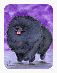 Pomeranian Mouse Pad & Hot Pad Or Trivet