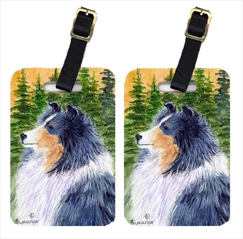 SS8142BT Sheltie Luggage Tags- Pack - 2