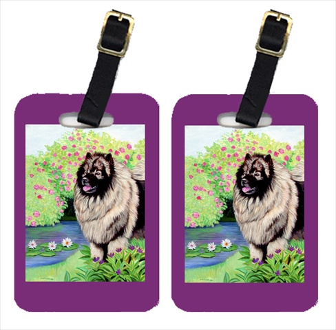 Keeshond Luggage Tags- Pack - 2