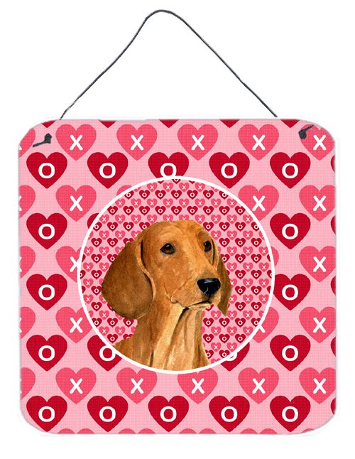 SS4487DS66 Dachshund Aluminium Metal Wall Or Door Hanging Prints