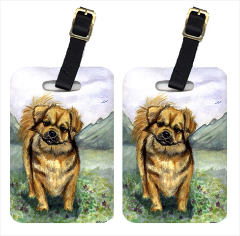 7075BT Tibetan Spaniel Luggage Tags- Pack - 2