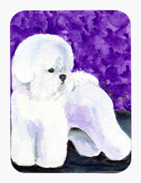 Bichon Frise Mouse Pad & Hot Pad Or Trivet