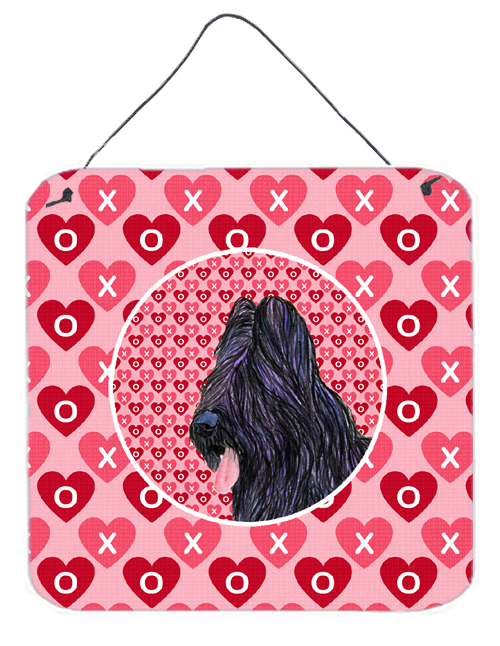 Briard Aluminium Metal Wall Or Door Hanging Prints