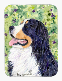 Bernese Mountain Dog Mouse Pad & Hot Pad Or Trivet