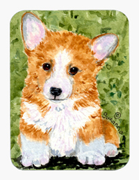 SS8710MP Corgi Mouse Pad & Hot Pad Or Trivet