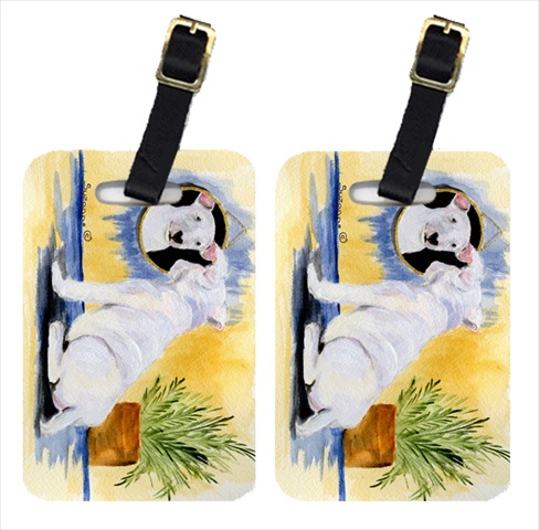 SS8135BT Bull Terrier Luggage Tags- Pack - 2
